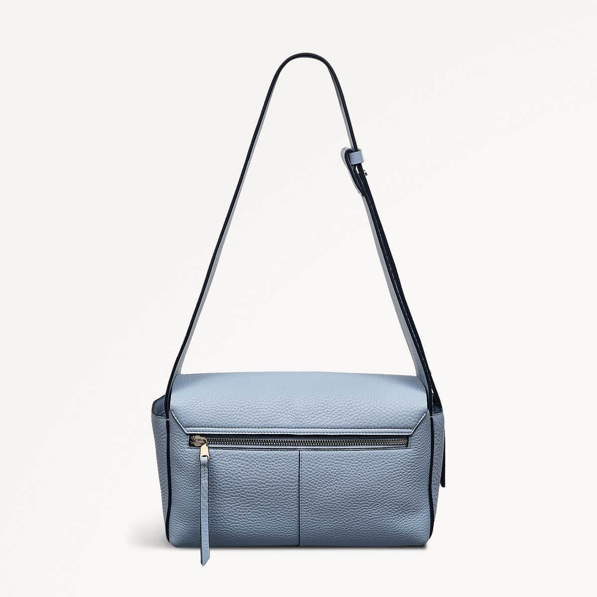 Radley London Smoke Blue Medium Ziptop Shoulder Bag