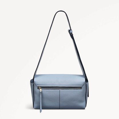 Radley London Smoke Blue Medium Ziptop Shoulder Bag