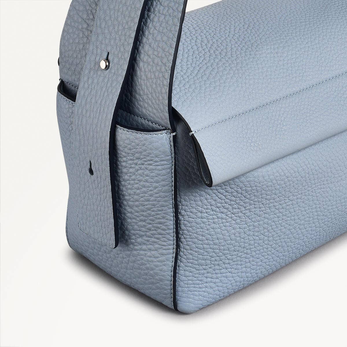 Radley London Smoke Blue Medium Ziptop Shoulder Bag
