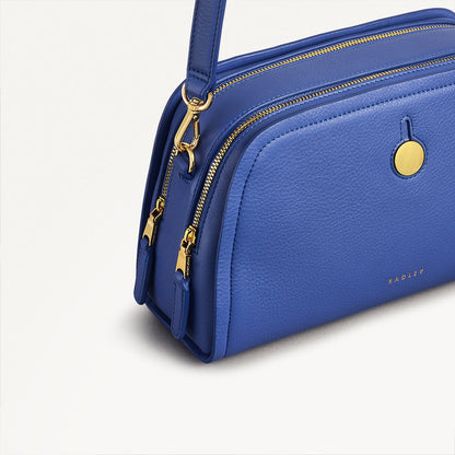 Radley London Yves Blue Small Ziptop Cross Body Bag