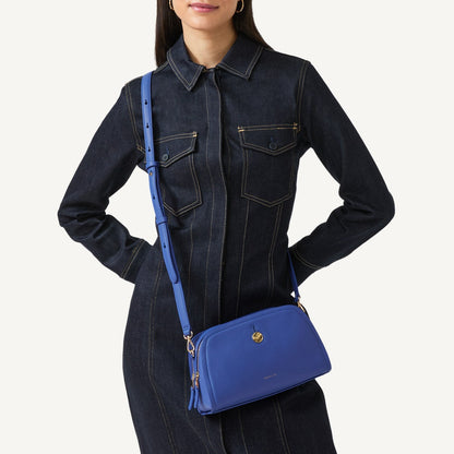 Radley London Yves Blue Small Ziptop Cross Body Bag