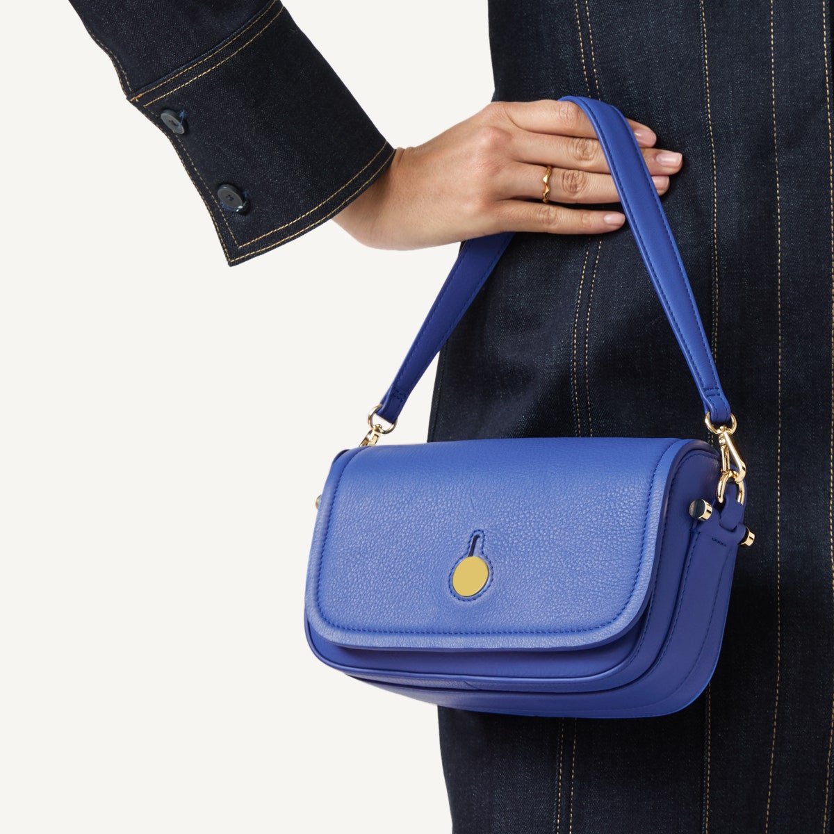 Radley London Yves Blue Small Flapover Cross Body Bag