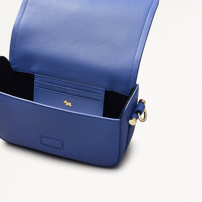 Radley London Yves Blue Small Flapover Cross Body Bag