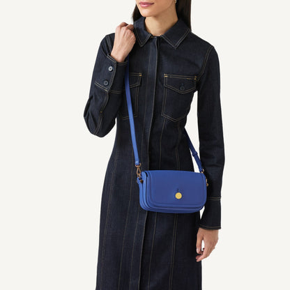 Radley London Yves Blue Small Flapover Cross Body Bag