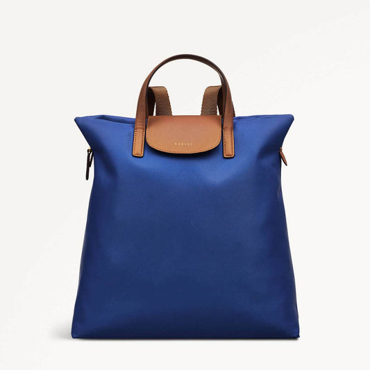 Radley London Yves Blue Medium Ziptop Backpack