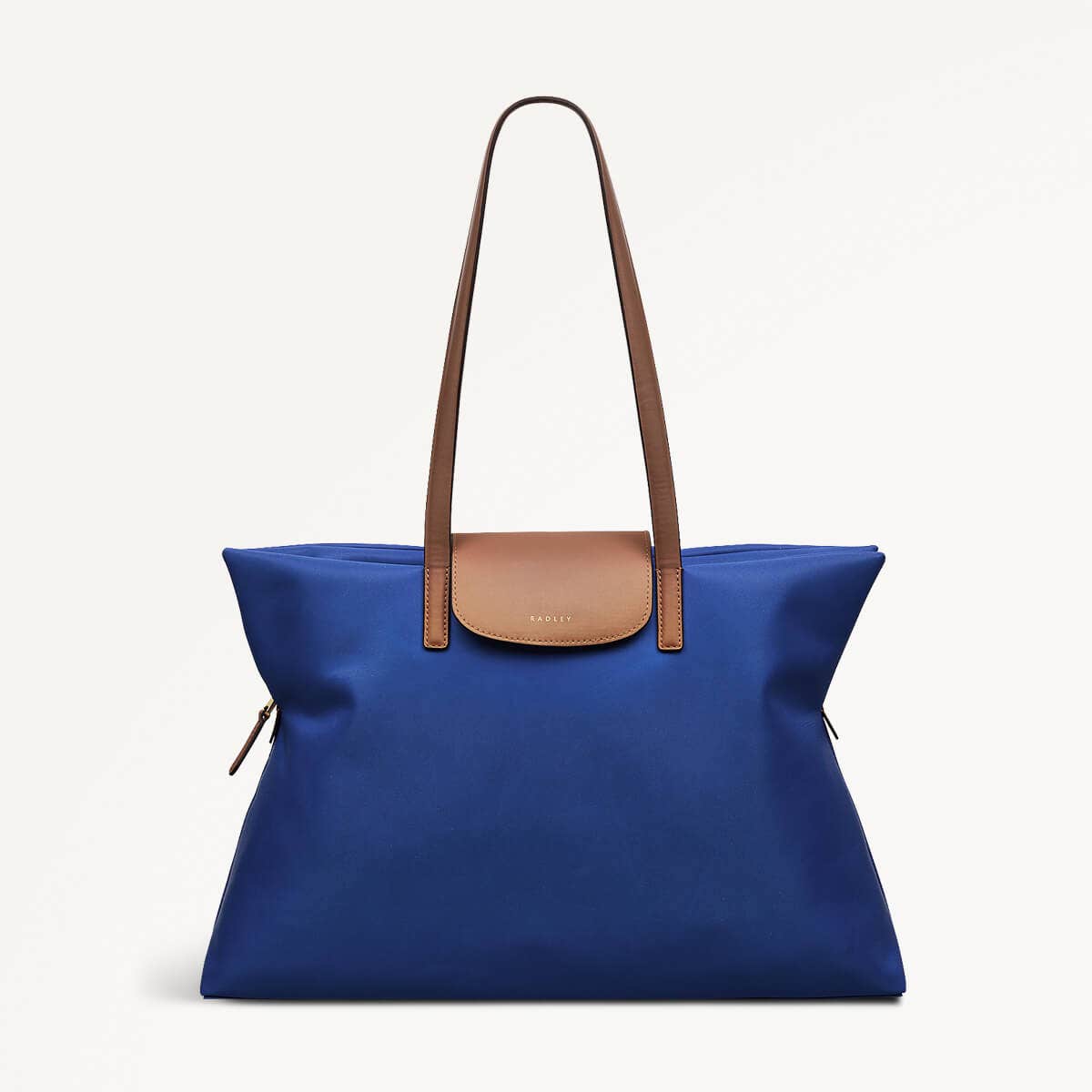 Radley London Yves Blue Medium Ziptop Tote Bag