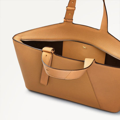 Radley London Dark Butter Large Ziptop Shoulder Bag