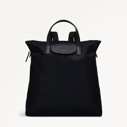Radley London Black Medium Ziptop Backpack