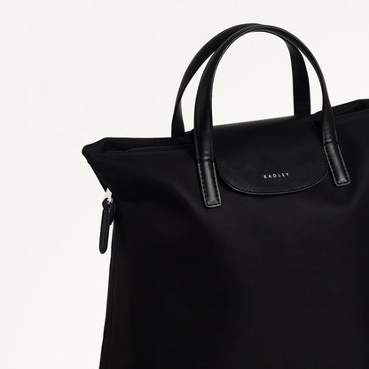 Radley London Black Medium Ziptop Backpack