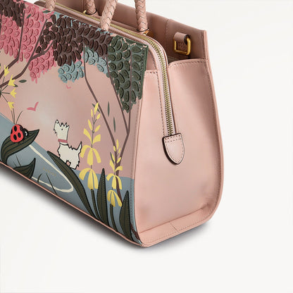 Radley London Prairie Pink Medium Ziptop Grab Bag