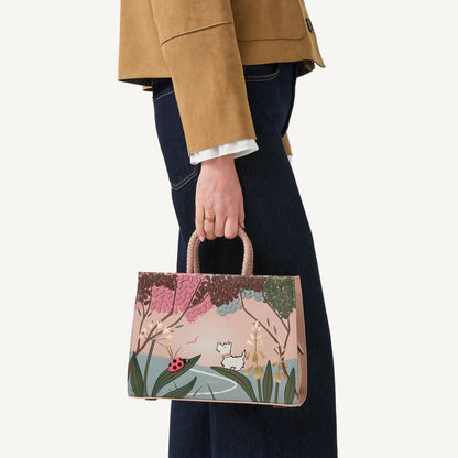 Radley London Prairie Pink Medium Ziptop Grab Bag