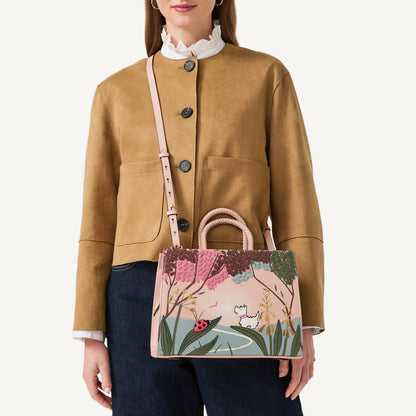 Radley London Prairie Pink Medium Ziptop Grab Bag