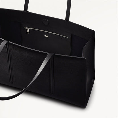 Radley London Black Large Open Top Tote Bag