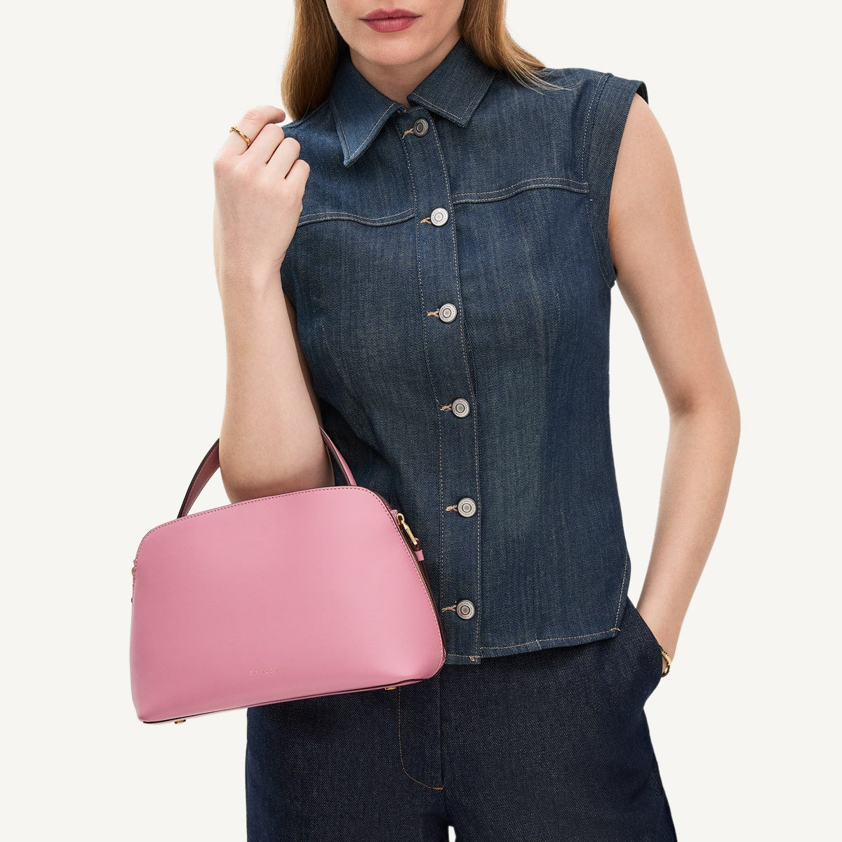 Radley London Sienna Pink Small Open Top Grab Bag