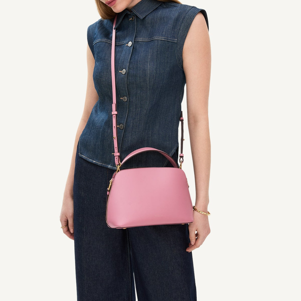 Radley London Sienna Pink Small Open Top Grab Bag