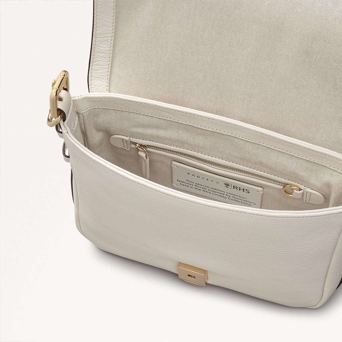 Radley London Chalk Small Flapover Cross Body Bag