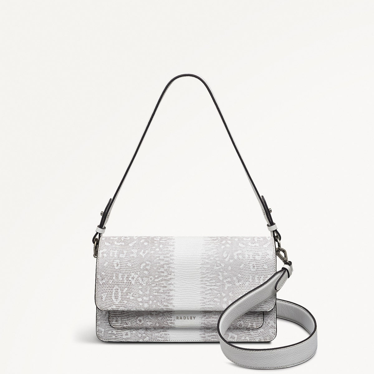 Radley London Bright White Medium Flapover Shoulder Bag