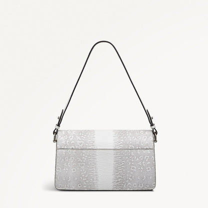 Radley London Bright White Medium Flapover Shoulder Bag