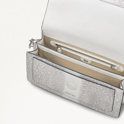 Radley London Bright White Medium Flapover Shoulder Bag