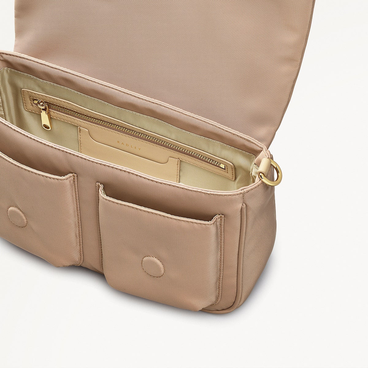 Radley London Stone Medium Flapover Cross Body Bag