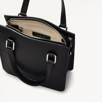 Radley London Black Small Ziptop Grab Bag