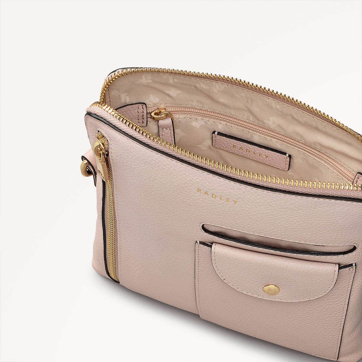 Radley London Clay Pink Small Ziptop Cross Body Bag