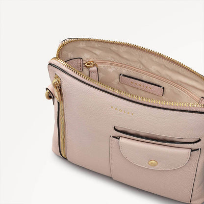 Radley London Clay Pink Small Ziptop Cross Body Bag