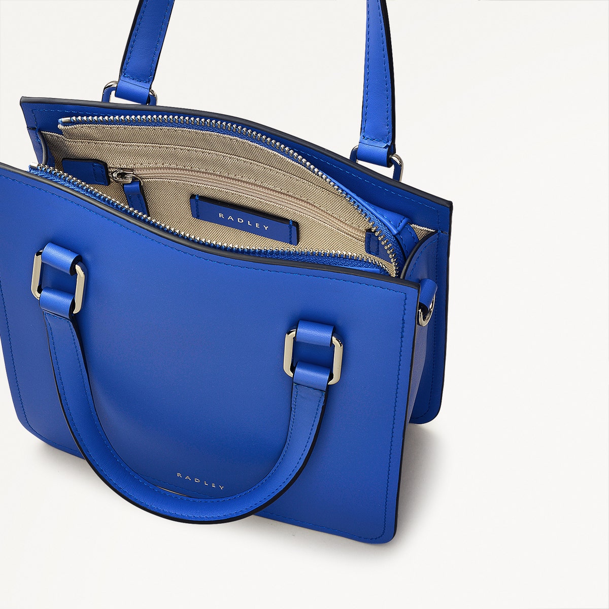 Radley London Yves Blue Small Ziptop Grab Bag