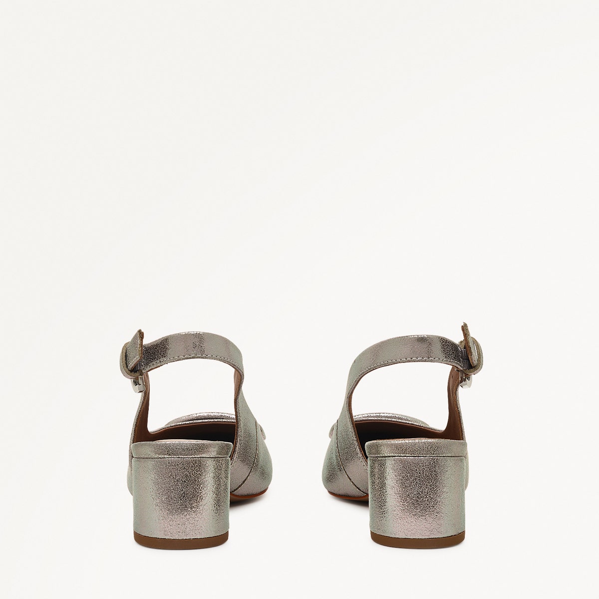 Radley London Dark Silver Heeled Slingback