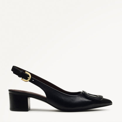 Radley London Black Heeled Slingback