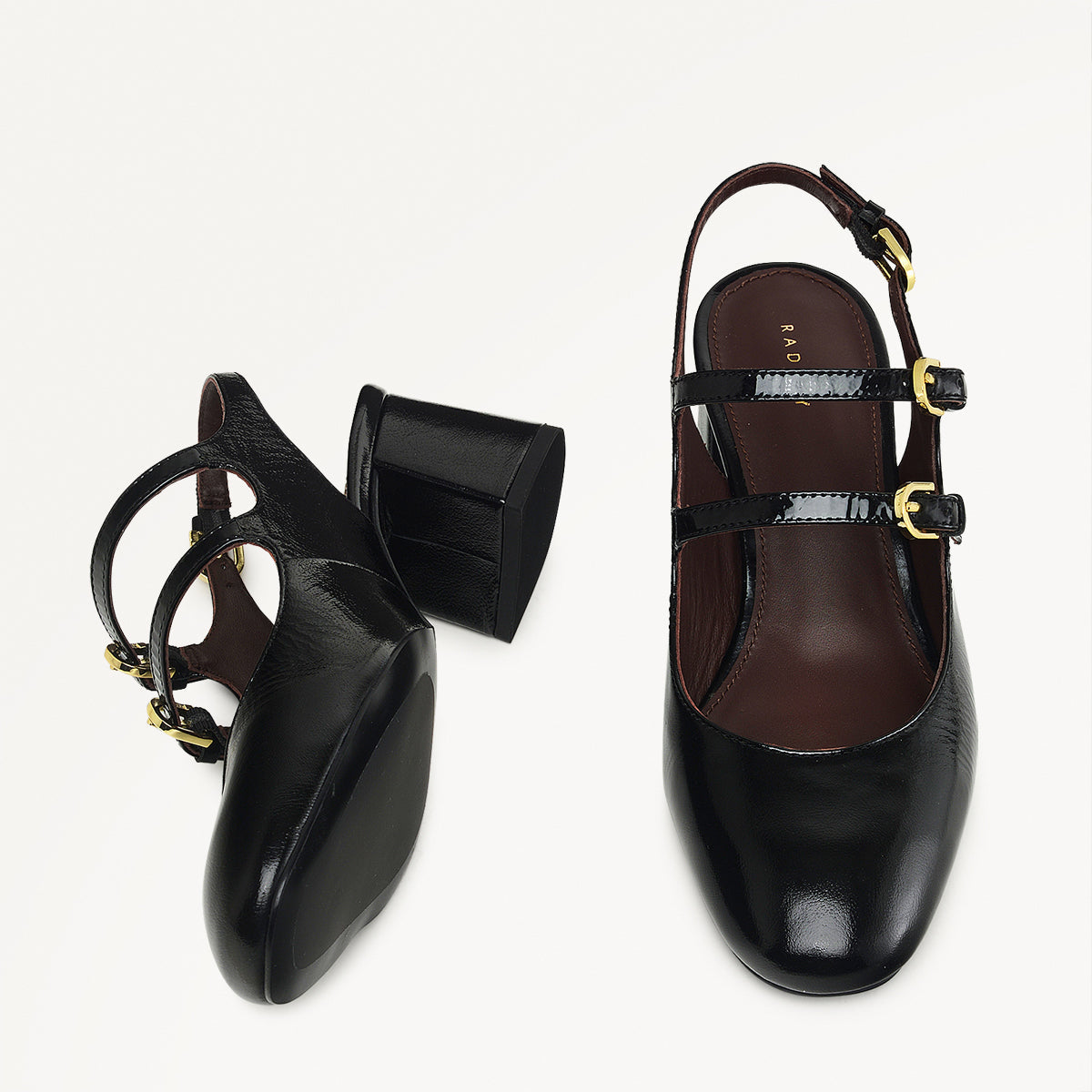 Radley London Black Block Heel Maryjane