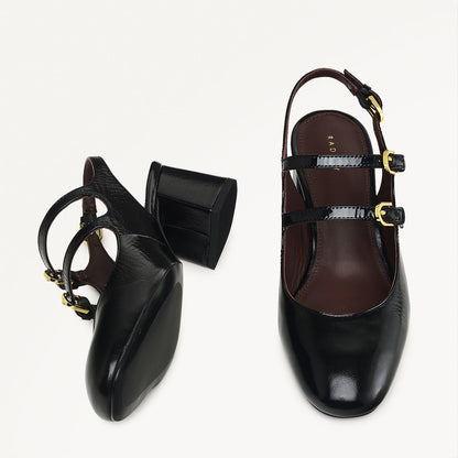 Radley London Black Block Heel Maryjane