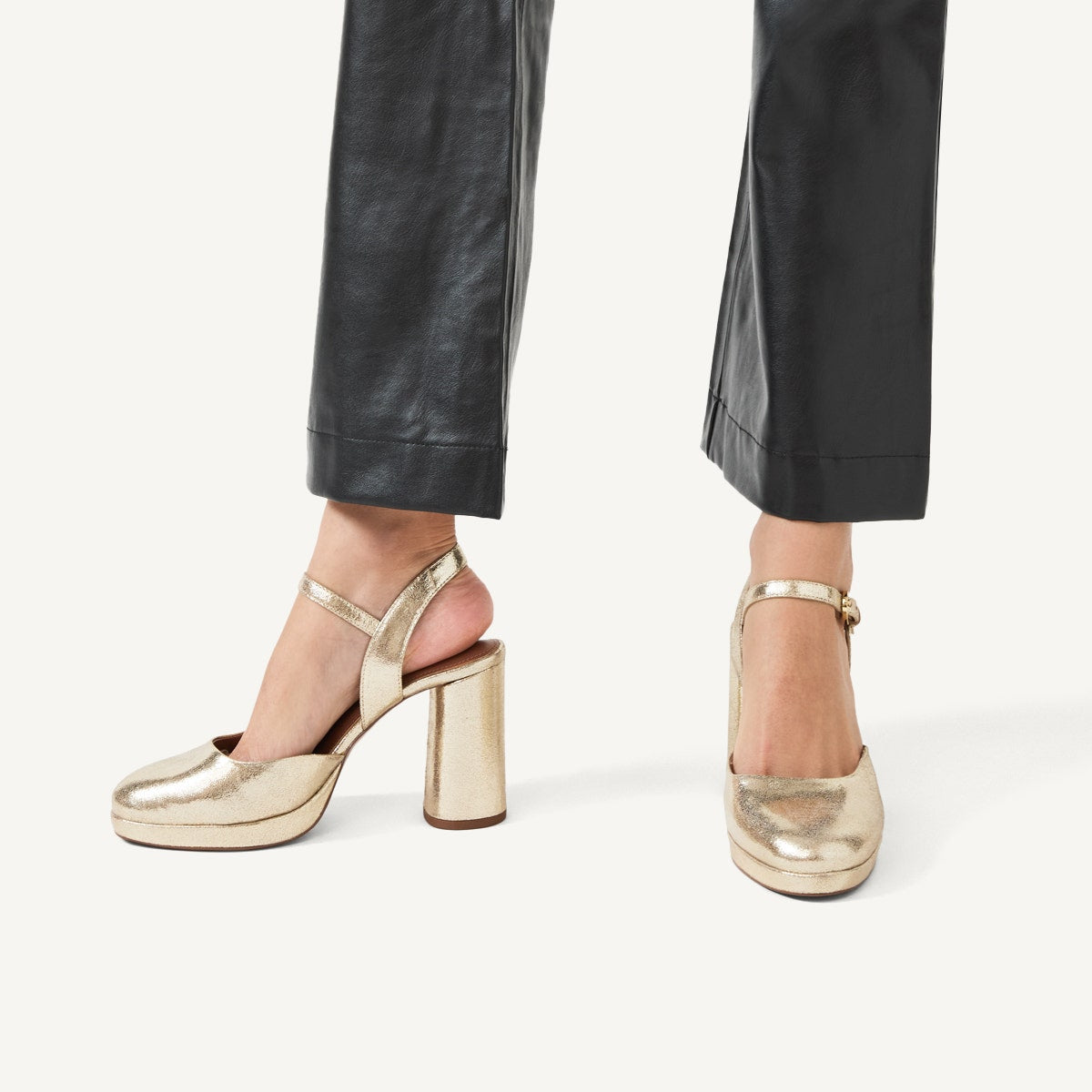 Radley London Soft Gold 2-Part Platform Heel