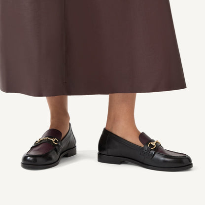 Radley London Dark Cherry Saddle Loafer