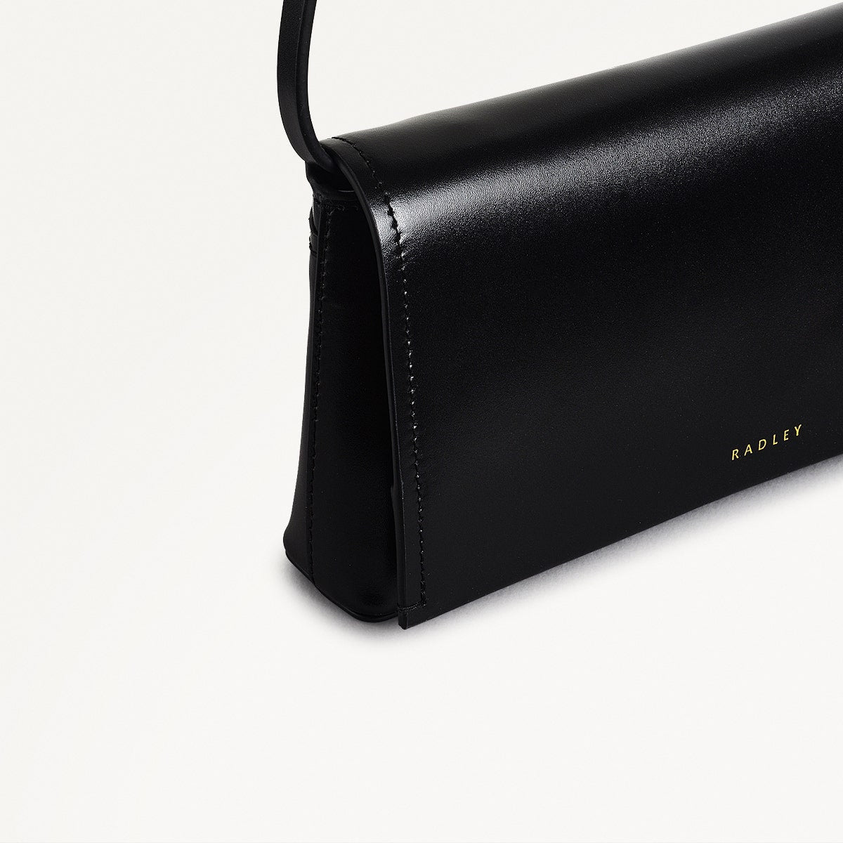 Radley London Black Small Flapover Cross Body Bag