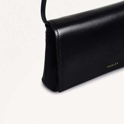 Radley London Black Small Flapover Cross Body Bag