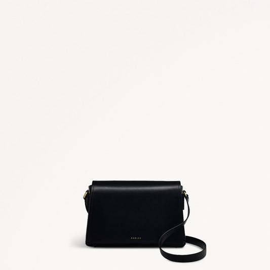 Radley London Black Medium Flapover Cross Body Bag