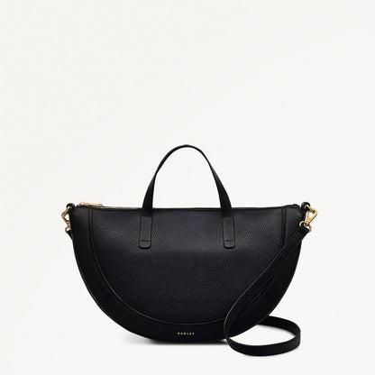 Radley London Black Medium Ziptop Grab Bag