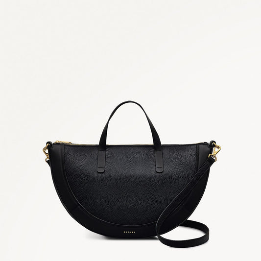Radley London Black Medium Ziptop Grab Bag