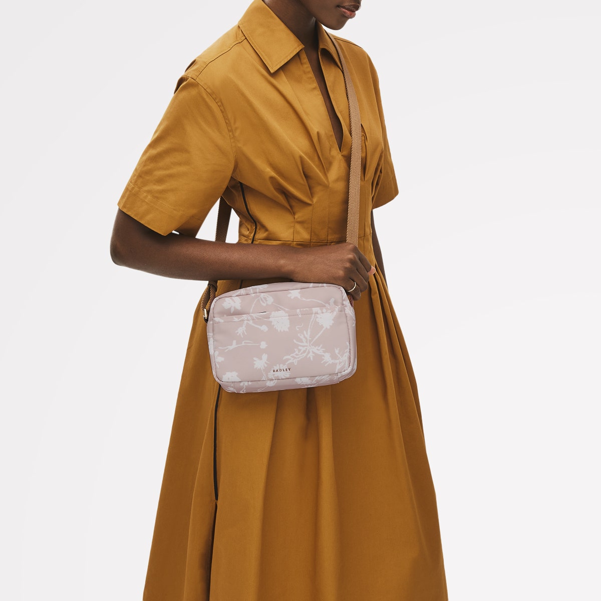 Radley London Oat Milk Small Ziptop Cross Body Bag