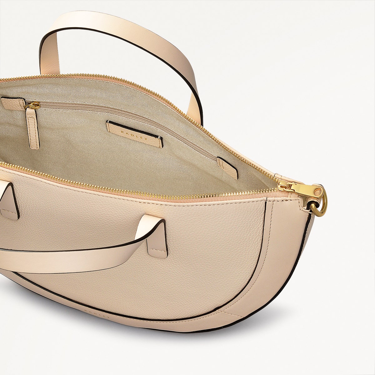 Radley London Oat Milk Medium Ziptop Grab Bag