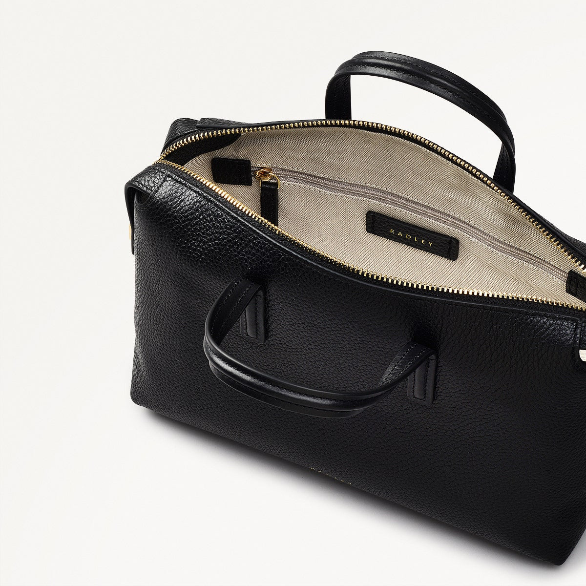 Radley London Black Small Ziptop Grab Bag