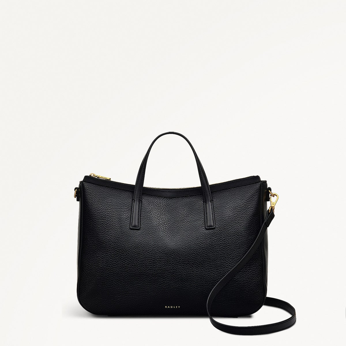 Radley London Black Medium Ziptop Grab Bag