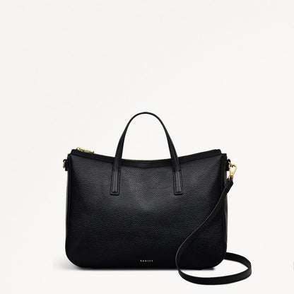 Radley London Black Medium Ziptop Grab Bag