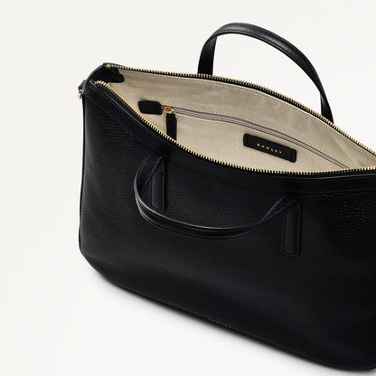 Radley London Black Medium Ziptop Grab Bag