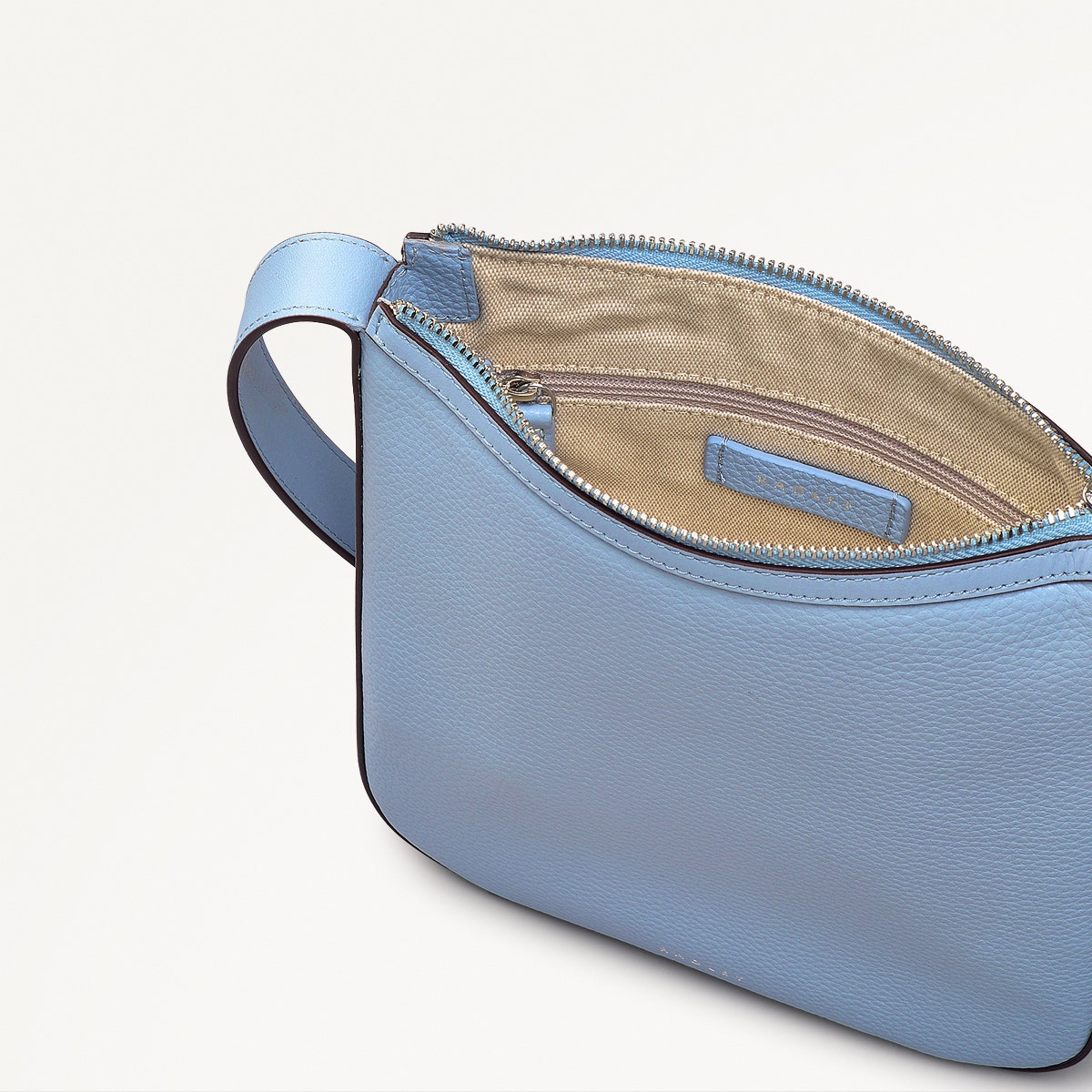 Radley London Smoke Blue Small Ziptop Cross Body Bag