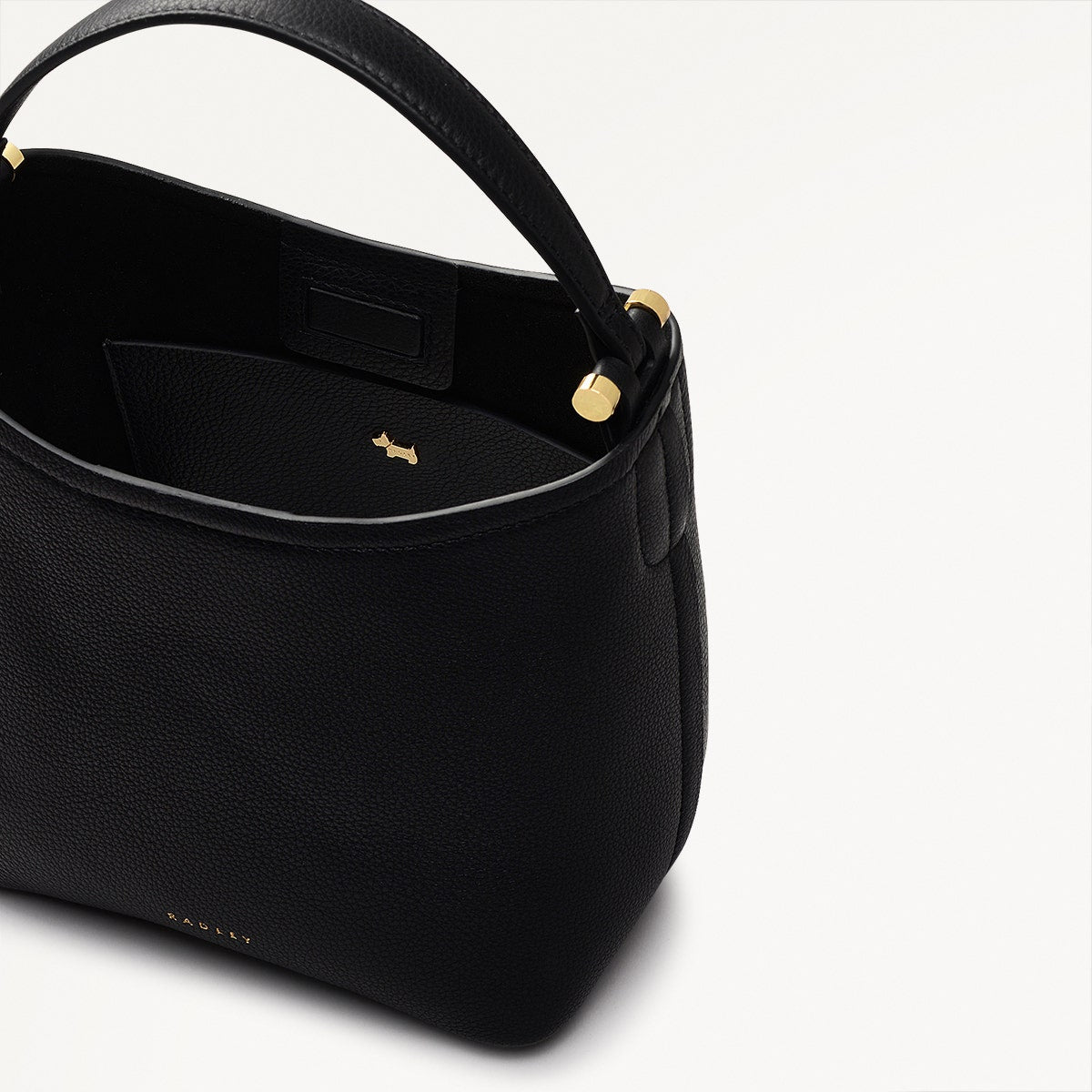 Radley London Black Small Open Top Grab Bag
