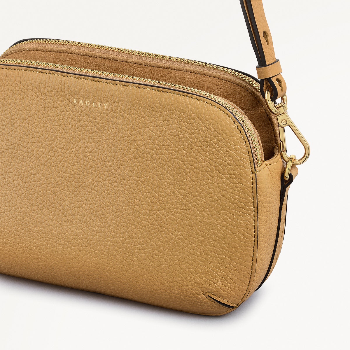 Radley London Pecan Medium Ziptop Cross Body Bag