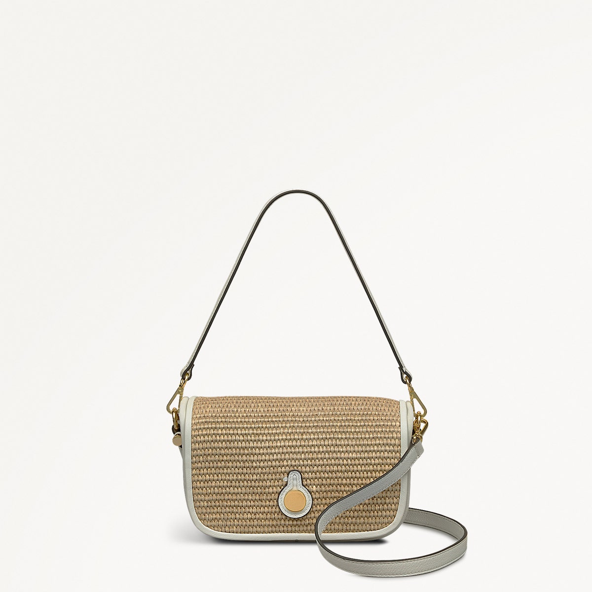 Radley London Natural Small Flapover Cross Body Bag