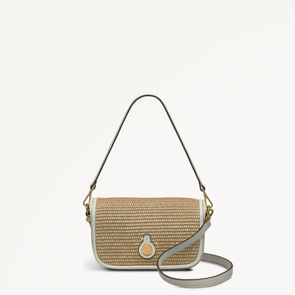 Radley London Natural Small Flapover Cross Body Bag